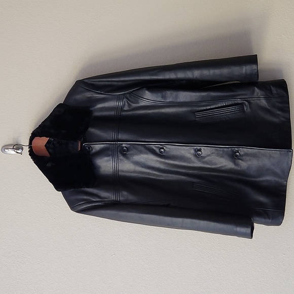 Lux Leather Coat - Picture 6 of 11